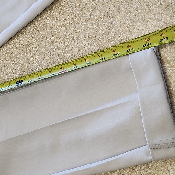 Bone White Kate Bi Stretch Cropped Dress Pants Size 6 - Picture 9 of 16